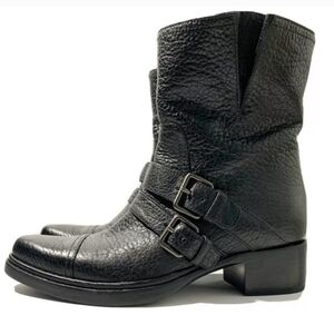 Miu Miu | Shoes | Miumiu Buckle Boots Biker 37 Nwt Black | Poshmark